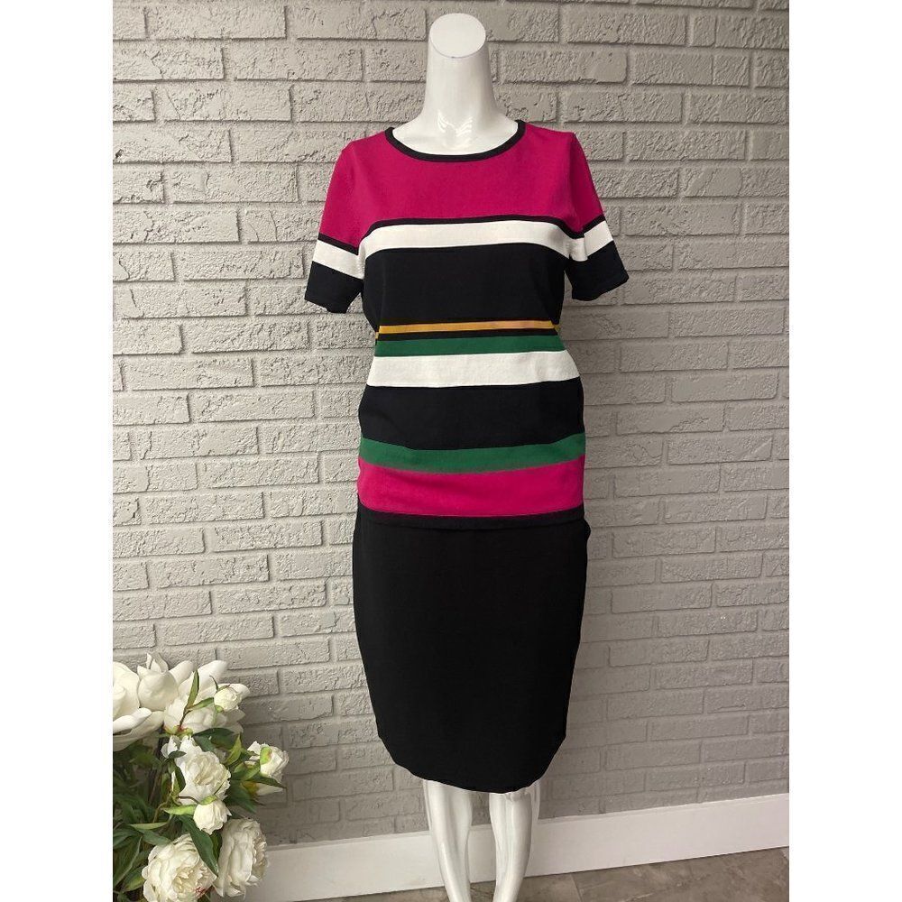 DKNY Black Pocketed Pencil Skirt Size 6
